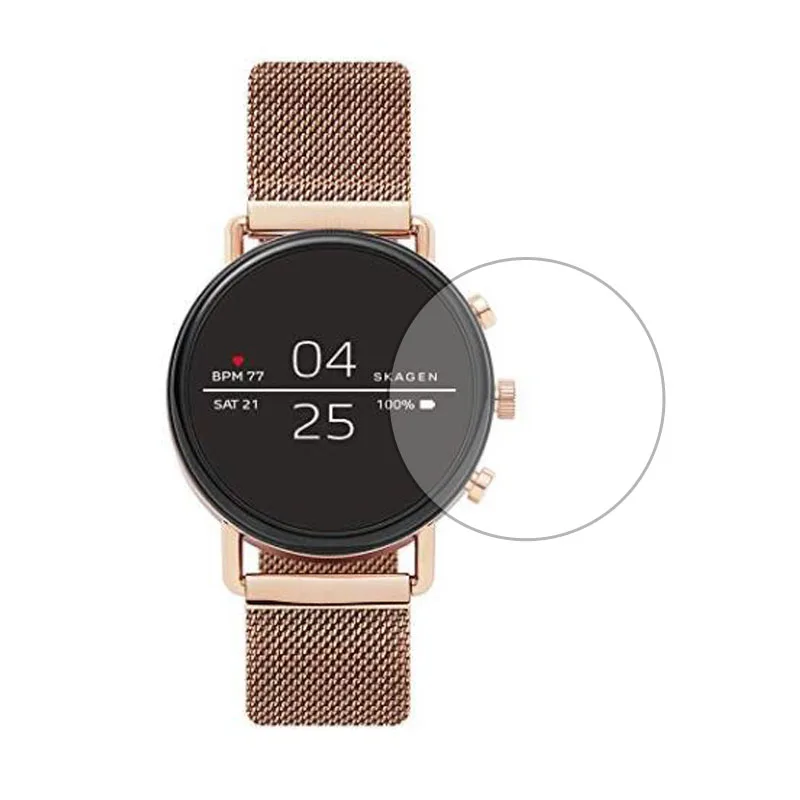 

Protective Film Guard Protection For Skagen Falster 2 Bluetooth Fitness Sport Smart Watch Screen Protector Not Tempered Glass