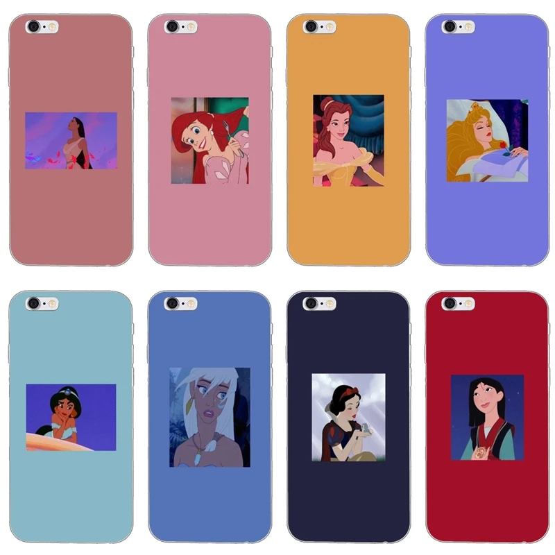 

Aesthetic Anime princess Cartoon soft phone case For Xiaomi Redmi Note 7 6 5 5A 4 3 pro S2 5 plus 6A 4A 4x Pocophone F1