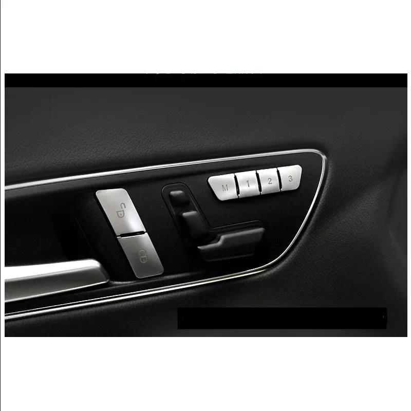 Car Styling Car Chrome Door Lock Unlock Switch Stickers Seat