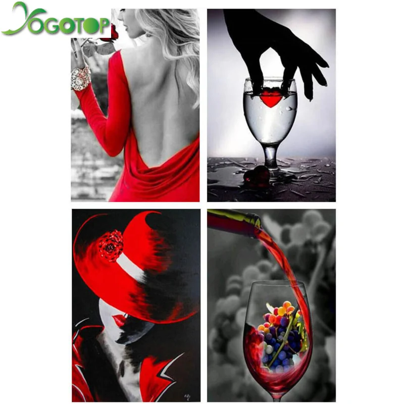 

YOGOTOP Diy Diamond Painting Cross Stitch 5D Diamond Mosaic Set Unfinished Decorative Diamond Embroidery Roses sexy women ZB224
