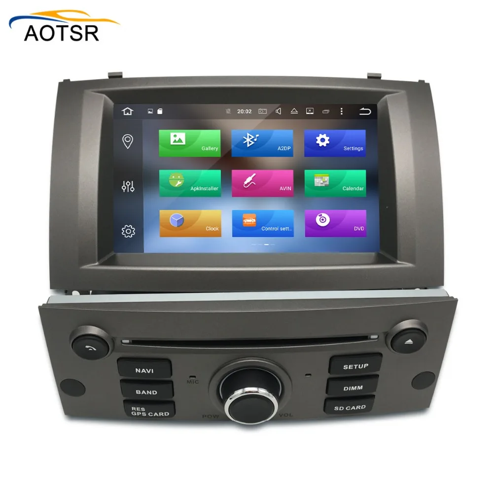 Excellent 7"Android 9.0 Car DVD multimedia Player head unit For Peugeot 407 2004 2005 2006 2007 2008 2009 2010 radio stereo GPS Navigation 2 Excellent 7"Android 9.0 Car DVD multimedia Player head unit For Peugeot 407 2004 2005 2006 2007 2008 2009 2010 radio stereo GPS Navigation 2