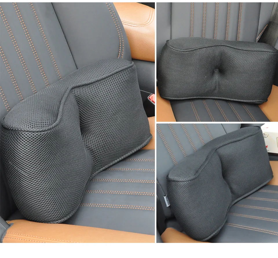 LOEN 1 шт. автомобильное кресло Массажная поддержка для поясницы поясная подушка дышащая проветриваемая Подушка с эффектом памяти