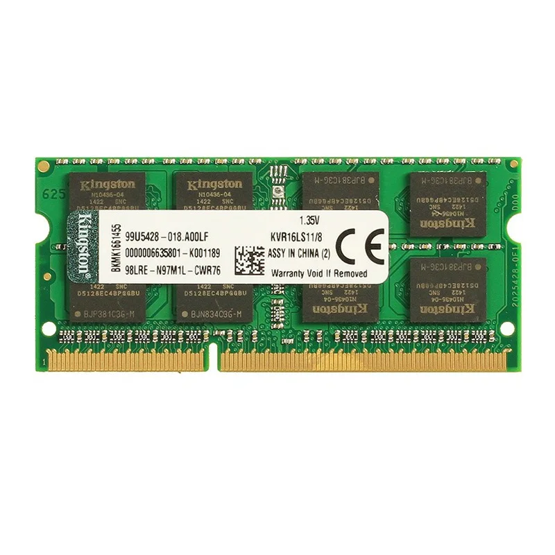 Memoria ОПЕРАТИВНОЙ ПАМЯТИ DDR3L 8 ГБ 4 2 Оригинальный Kingston 1600 МГц Intel Оперативной Памяти