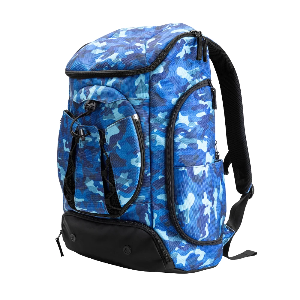 Kuangmi-Multi-functional Sports Bag, Basketball Backpack, Black, Blue Team Training Package, 42L, 30L