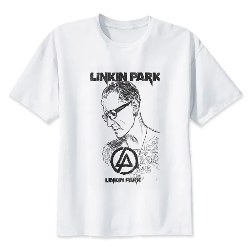 Футболка linkin park для мужчин/женщин Повседневная футболка с принтом весна лето