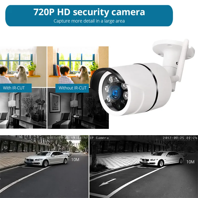 FUERS 1080P Full HD 4ch WiFi IP камера NVR видеорегистратор наборы 4 канала ONVIF система