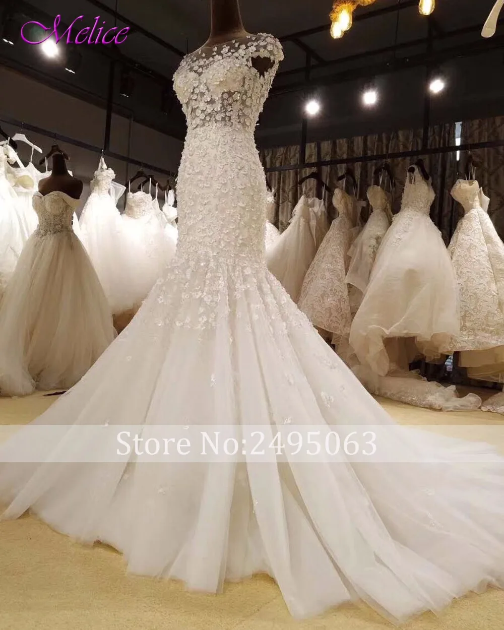 Fmogl Гламурное свадебное платье с аппликацией и рукавом-крылышком,, винтажное свадебное платье с глубоким вырезом, платье невесты, платье для свадьбы размера плюс