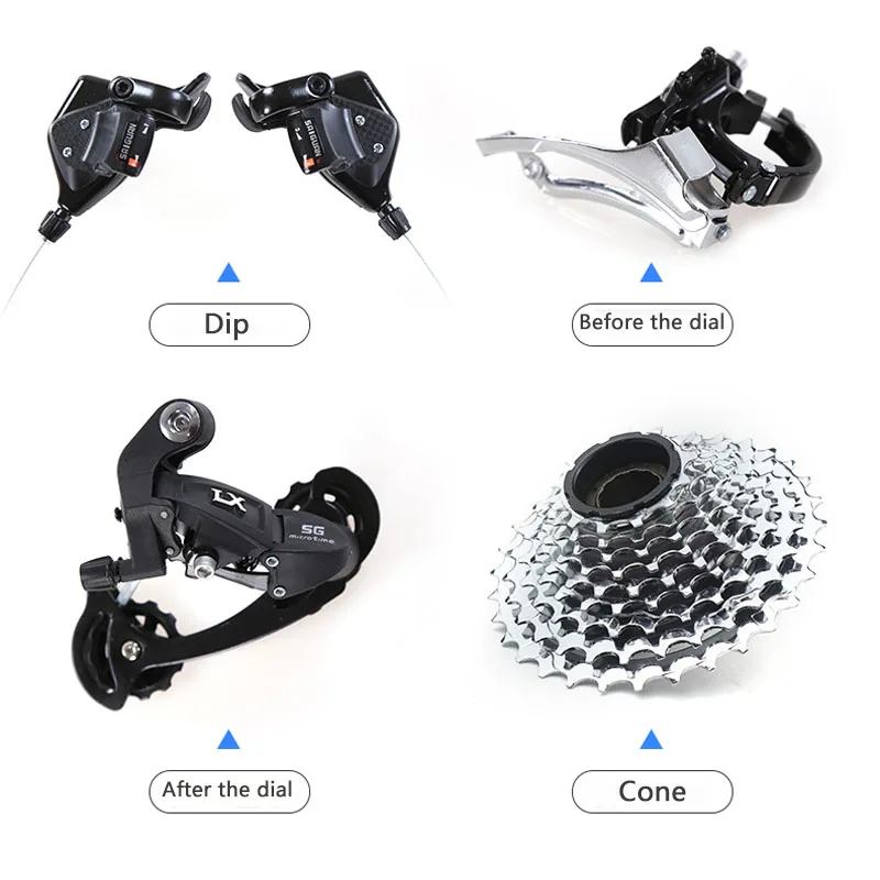 Mountain Bike Three Blade One Wheel Shock Absorber Boys And Girls Adult Mountain Bike.