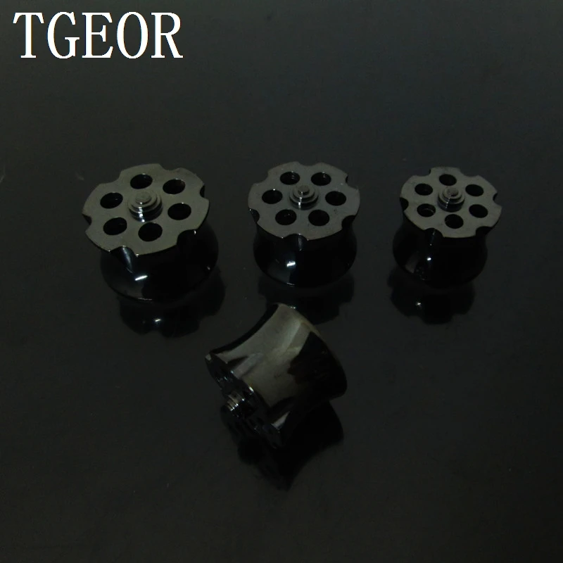 

HOT mixed gauges1pcs bullet Magazine Stainless Steel ear tunnels