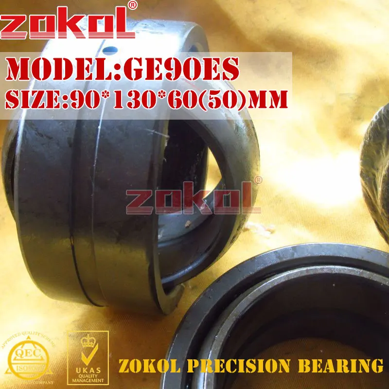 ZOKOL bearing GE90ES Radial Spherical Plain Bearing 90 130 60 50 mm