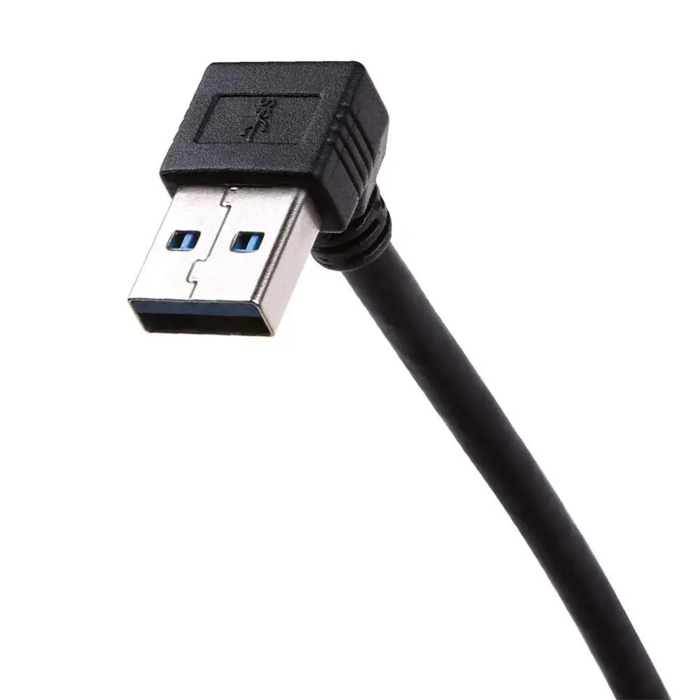 Универсальный Высококачественный USB 3 0 штекер A гнездо вверх вниз 90 градусов