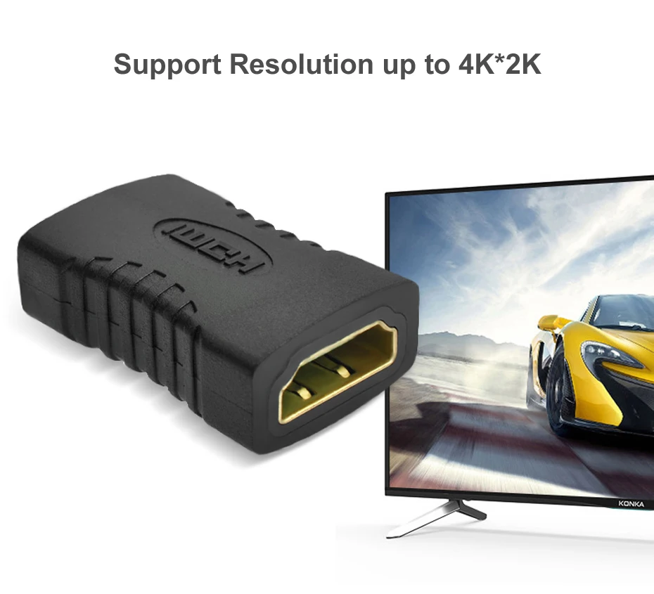 HDMI адаптер «Мама-мама» переходник Удлинитель HDMI адаптер 4K Разъем конвертер для HDTV 1080P