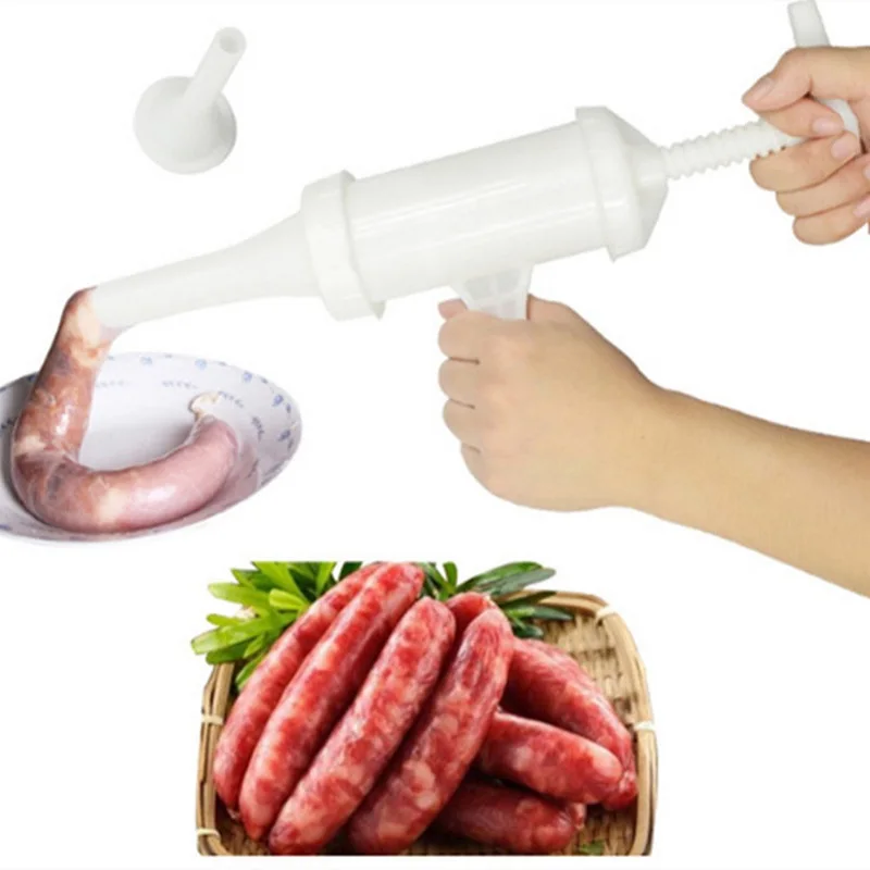 

1-3Pcs/Set Enema+Sheep Intestine+Pig Intestine Manual Sausage Machine Large Capacity Enema Artifact Sausage Special Tools