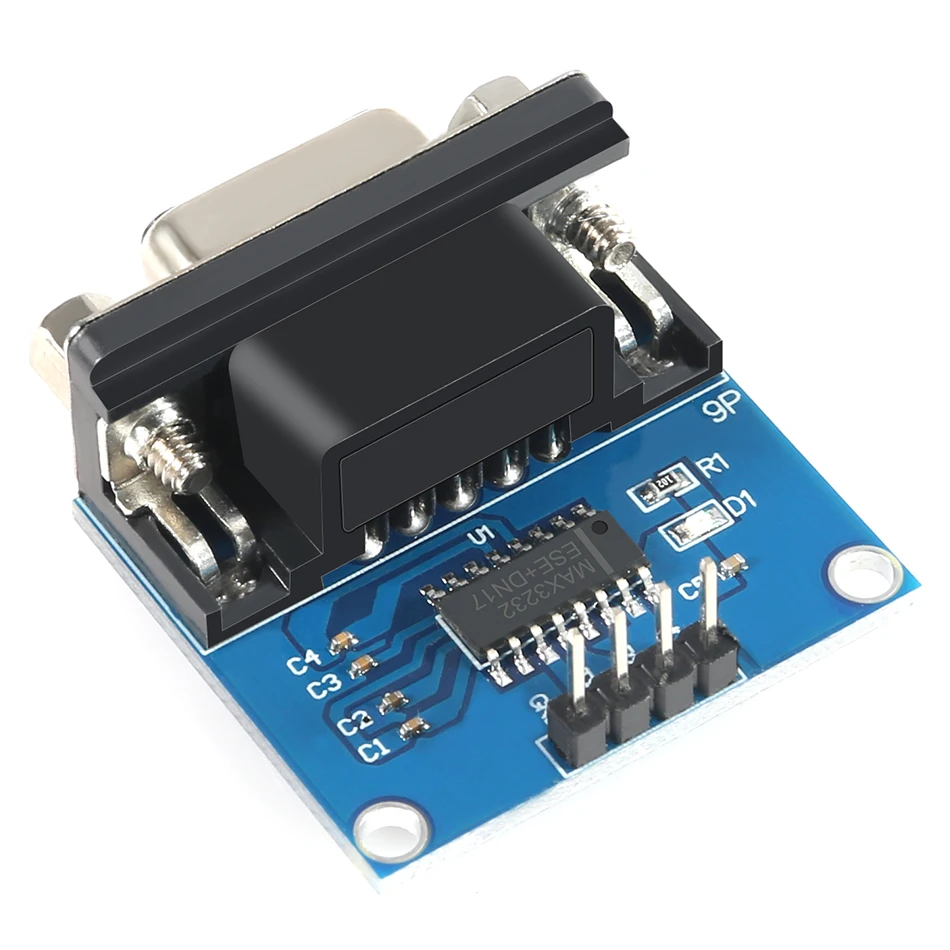 

New MAX3232 RS232 to TTL Serial Port Converter Module DB9 Connector MAX232