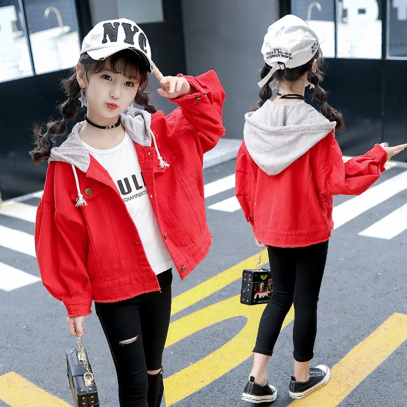 

Kids Coat Girls 2018 New Fashion Baby Girl Clothes Long Sleeve Hooded Girls Jackets Fall Baby Coat 4 5 6 7 8 9 10 12 Meisjes Jas