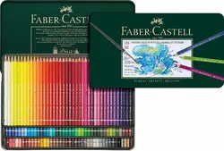 FABER CASTELL 60 color artist водорастворимый 120 зеленый цвет свинец олово акварельные карандаши