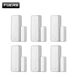 Fuers 6 шт. 433 мГц Беспроводной сигнализации Датчики Интимные аксессуары с DC12V 23A Аккумулятор для G90B плюс Wi-Fi GSM сигнализация дома системы двери