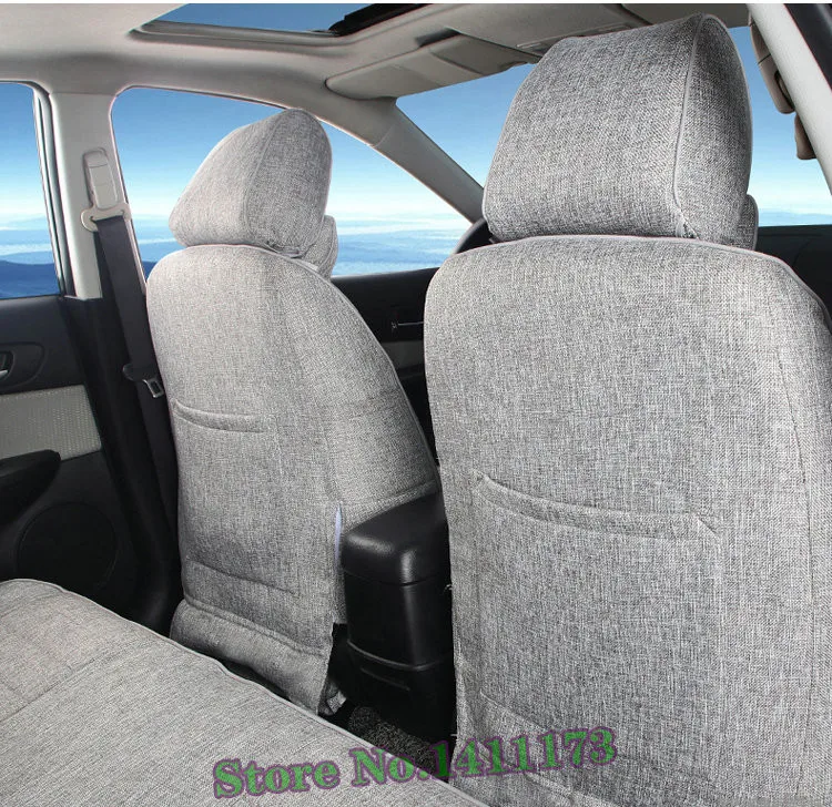 linen cloth car seat covers JK-H051 (1)
