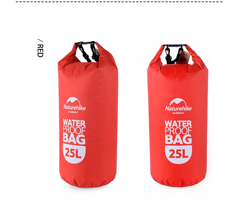 Naturehike Водонепроницаемый сухой мешок Спорт на открытом воздухе рафтинг каяк каноэ плавательный мешок дорожные наборы 2L 5L 15L 25L