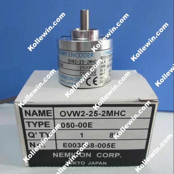 OVW2-25-2MHC Within the control of the rotary encoder 2500 lines solid shaft 6mm outer diameter of 38mm, new in box. new eb38s6 2500 6lg2 times to 2500 lines rotary encoder solid shaft 6mm