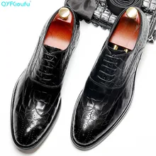 Handmade Designer Luxury Wedding Formal crocodile shoes Business Men's dress shoes Genuine Leather Mens Derby oxford цена Handmade Designer Luxury Wedding Formal crocodile shoes Business Men's dress shoes Genuine Leather Mens Derby oxford цены онлайн