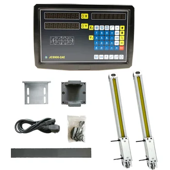 

Digital Readout Display Complete DRO Kit Linear Encoders 1U 100 200 300 400 500 600 700 800 900 1000 1U X Y Axis Travel