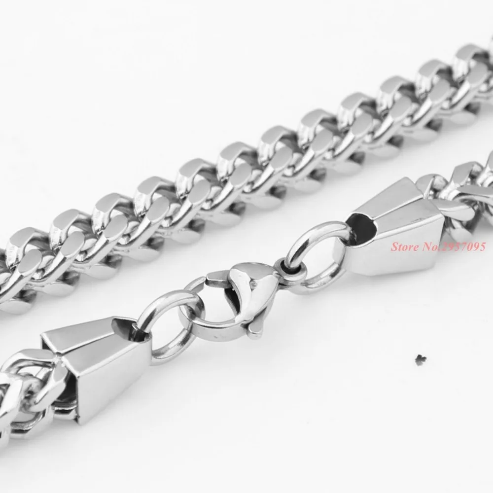 Gold color High Quality Stainless Steel 60CM 6MM Heavy Link Byzantine