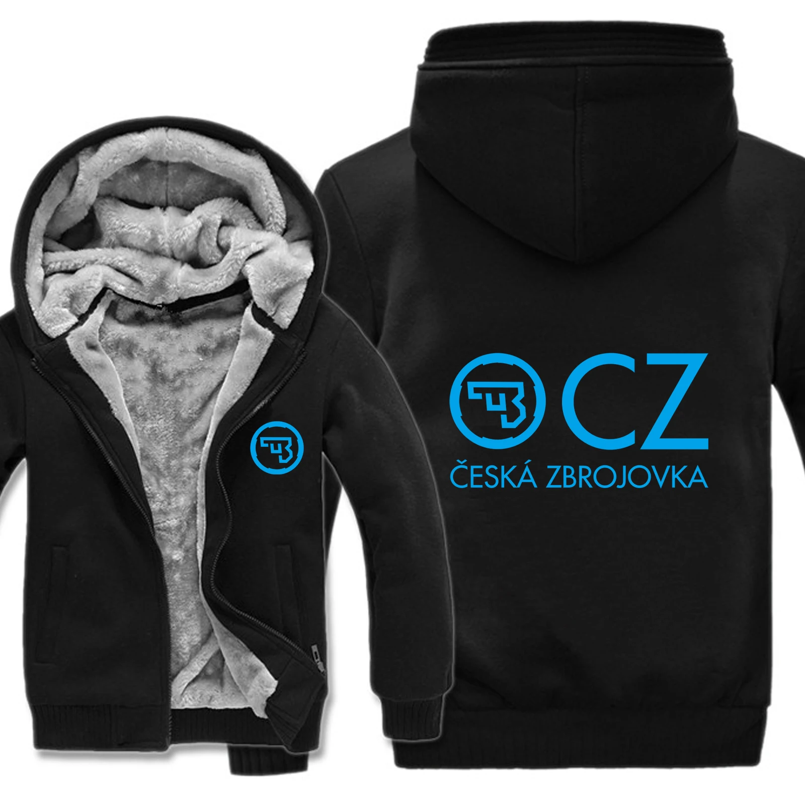 Худи Ceska Zbrojovka мужское пальто на молнии флисовое утепленное худи одежда для
