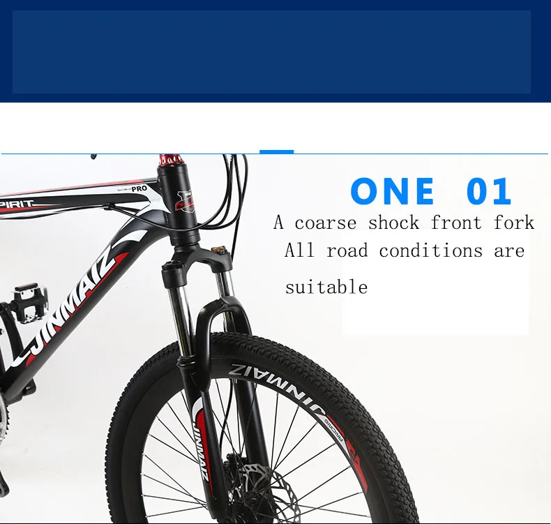 Top Aluminum Alloy 27 Speed Mountain Bike With Double Disc Brake 1 Top Aluminum Alloy 27 Speed Mountain Bike With Double Disc Brake 1
