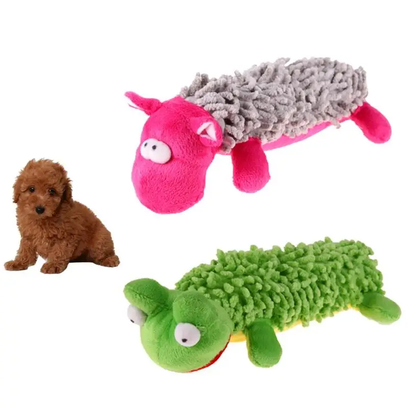 Soft Pet Mops Dog Hippopotamus lovely Shaped Funny Puppy Toy