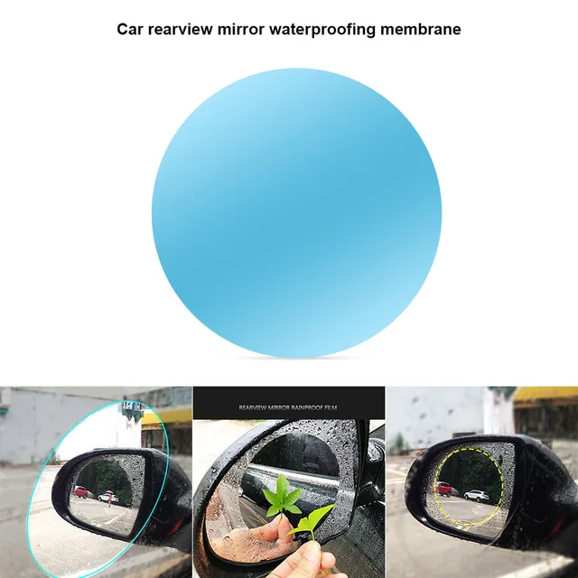 New 1 Pair Car Anti Water Mist Film Anti Fog Rainproof Rearview Mirror Protective Films CSL2018