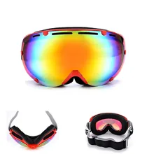НОВЫЕ Лыжные Очки Мужчины Женщины Снег Очки Анти-туман с Двумя Объективами UV400 Взрослых Зимой На Лыжах Очки Сноуборд Снег Очки