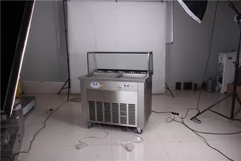 

Industrial instant fried ice cream rolls machine soft serve ice cream machine