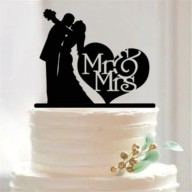 Mr Mrs Acrylic Cake Topper Custom Wedding Mr Mrs Acrylic Cake Topper Custom Wedding Personalized Design Party Decoration
