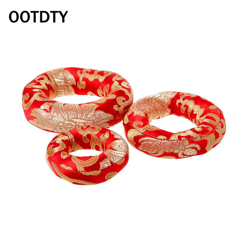 

OOTDTY Yoga Tibetan Singing Bowl Mat Religion Belief Buddhist Supplies Home Decoration