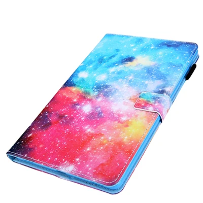 Ландшафтный кожаный чехол-подставка для Samsung Galaxy Tab S5e, защитный чехол Tab 10," T725 T720, корпус SM-T720 защиты кошки - Цвет: 2