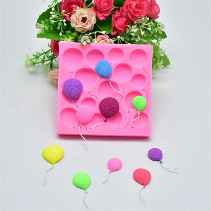 2018 New Silicone Balloons Fondant Cake Sugarcraft Chocolate Decorating Mold Baking Tool Easy operation Lightweigh Hot C0404#30 02
