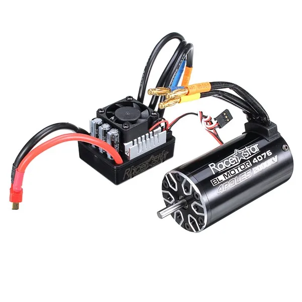 

Racerstar 4076 Brushless Waterproof Sensorless Motor 2000KV 120A ESC For 1/8 Cars RC Car Parts