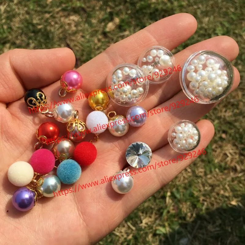 

5pcs/lot 10mm round pearl button red grey black pink pearl small button for chiffon suede button for shirts sweater gold button