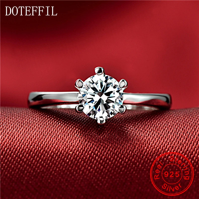 Женское кольцо из серебра 925 пробы с фианитом|925 sterling silver ring|sterling ringswomen fashion rings |