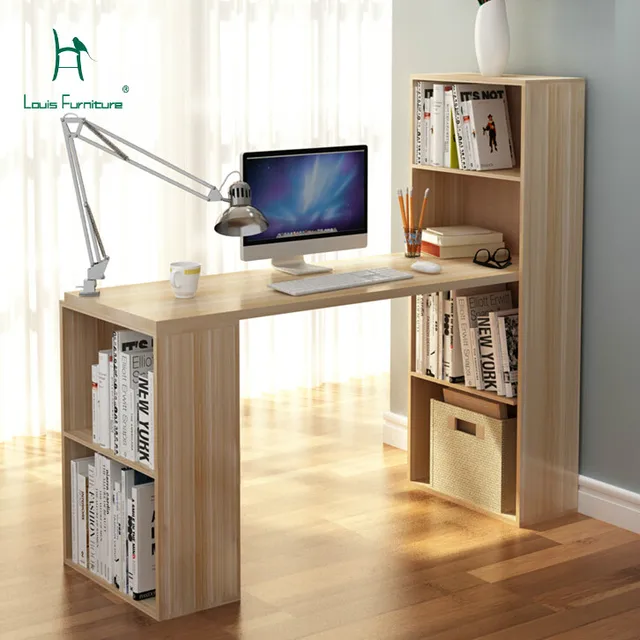 Louis Fashion Computer Desk Environmental Desktop Corner Table Louis Fashion Computer Desk Environmental Desktop Corner Table Bookshelf Bookcase Office Modern Minimalist Healthy Large Storage