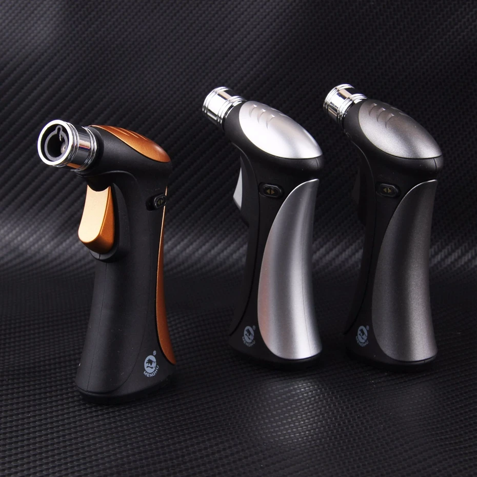 

YINGTOUMAN Outdoor Butane Jet Torch Cigarette Windproof Lighter Random Color Outdoor Burner Gas Lighter Torch NO GAS