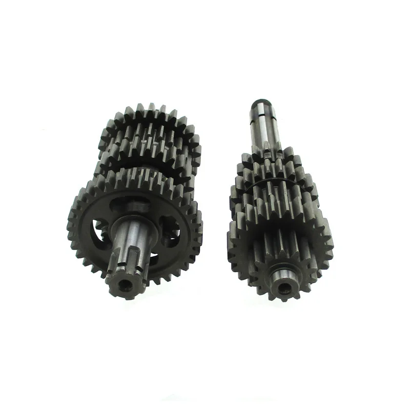 XLSION Gear Box Main Counter Shafts for Zongshen Z190 190cc Pit Dirt Bike the engine code No.: ZS1P62YML-2 transmission gear box