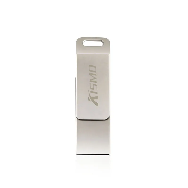 Металлический USB флеш накопитель Kismo для iPhone X 8 7 6 Plus 6S 5S 5C iPad OTG HD 16 ГБ 32 64 128 ГБ|USB