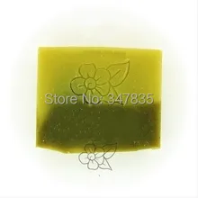 Цветочным узором Мини поделки мыло штамп Глава Печать с ручкой 38*28 мм(na045