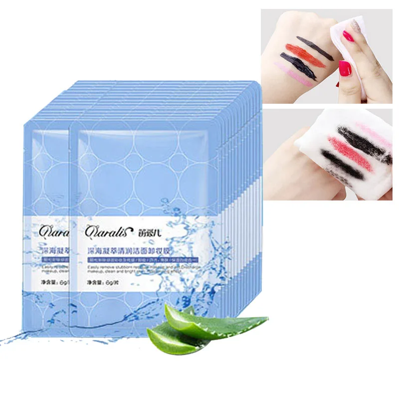 Makeup Remover Wet Wipes Face Eyelash Cleanser Mildness Removal Towel
