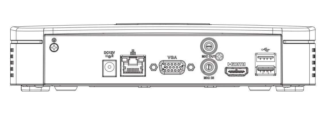  Dahua NVR NVR2104-4KS2 NVR2108-4KS2 4/8 Channel Smart 1U Lite 4K H.265 Network Video Recorder - 33017433363