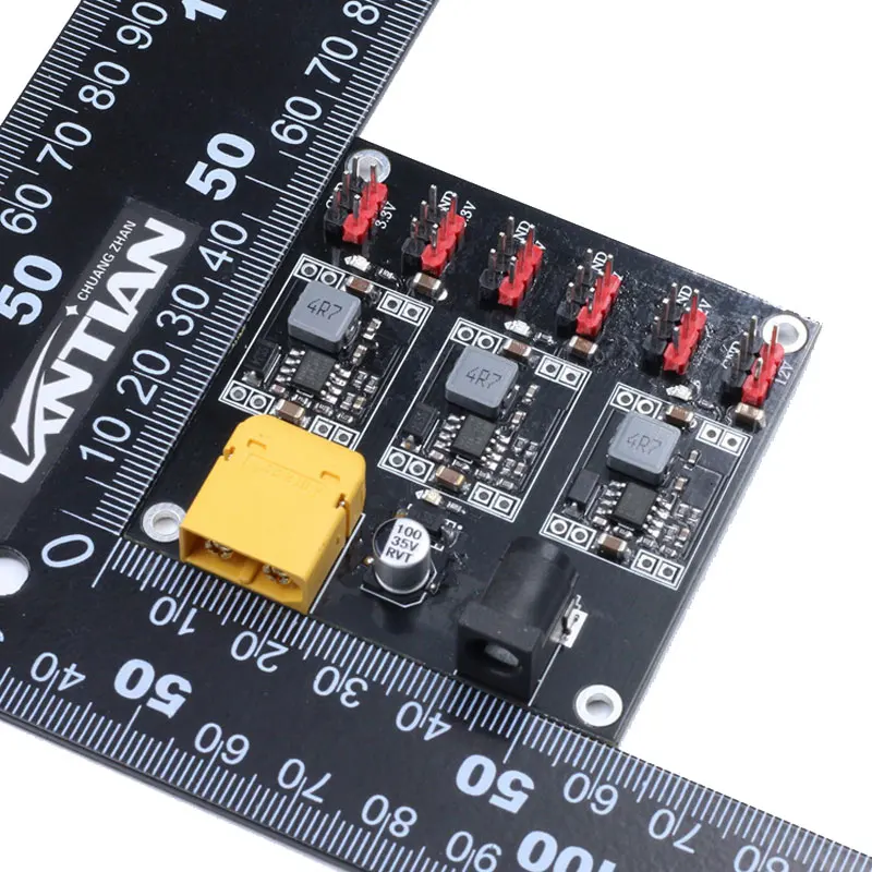 Mmulti-way переключатель питания модуль DC/DC 3A Регулируемый 12 V 5 V 3,3 V понижающий модуль