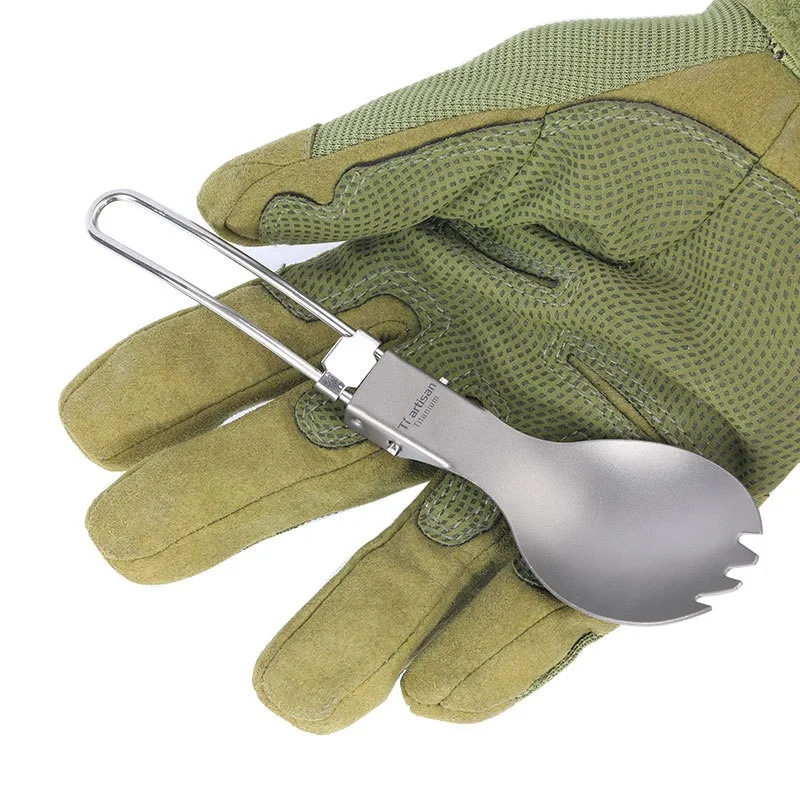 Titanium Spoon Fork,Outdoor Camping Cooking Picnic ultra light tableware,Portable foldable Cutlery,Ultralight Flateware Set Titanium Spoon Fork,Outdoor Camping Cooking Picnic ultra light tableware,Portable foldable Cutlery,Ultralight Flateware Set