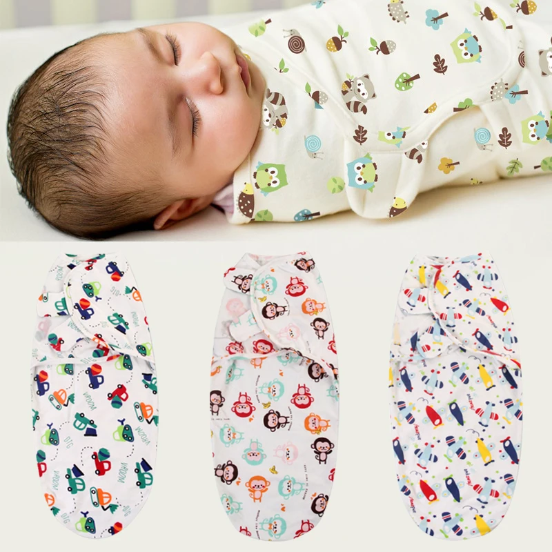 

Newborn Swaddle Wrap 100% Cotton Soft Infant Newborn Baby Products Blanket & Swaddling Wrap Blanket Sleepsack Baby Sleeping Bag